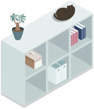 棚のイラスト